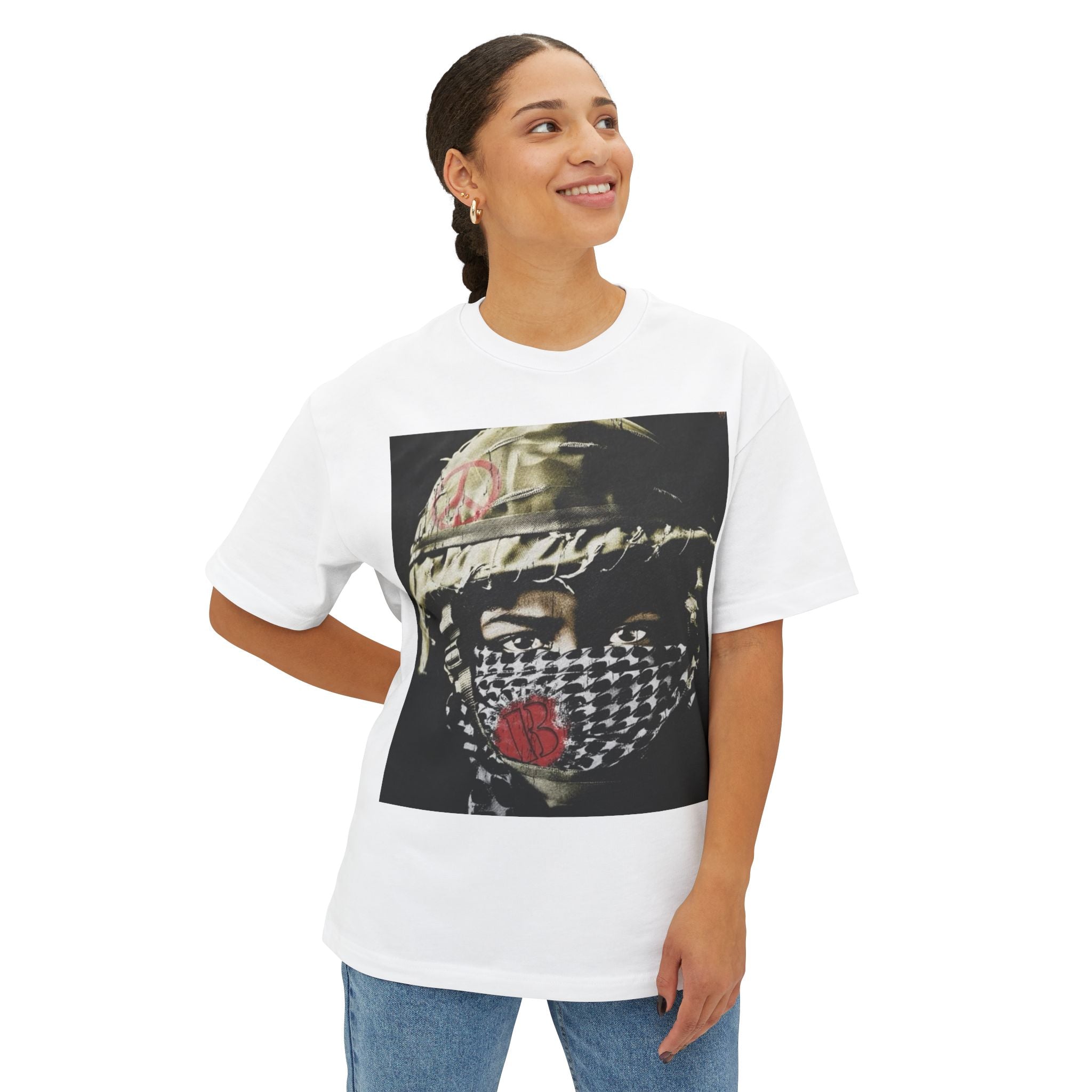 "PEACE SOLDIER" GRAPHIC TEE