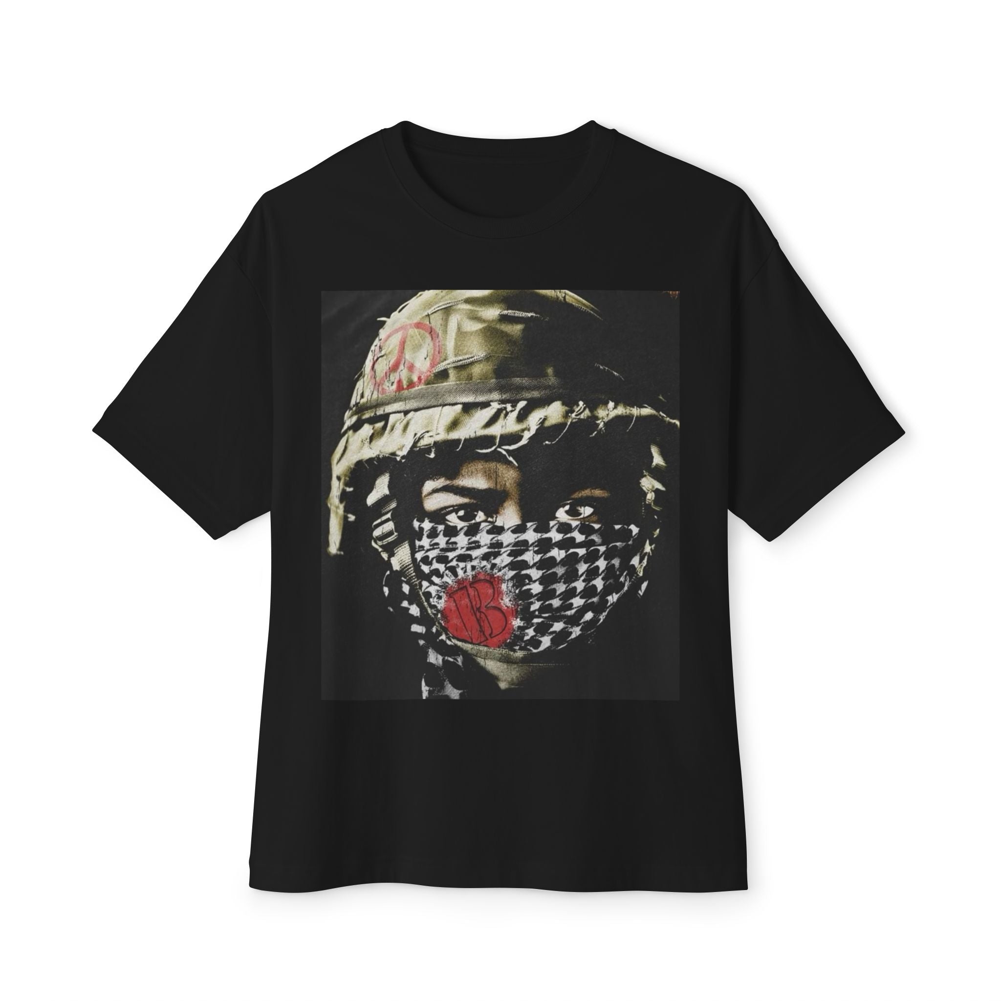 "PEACE SOLDIER" GRAPHIC TEE