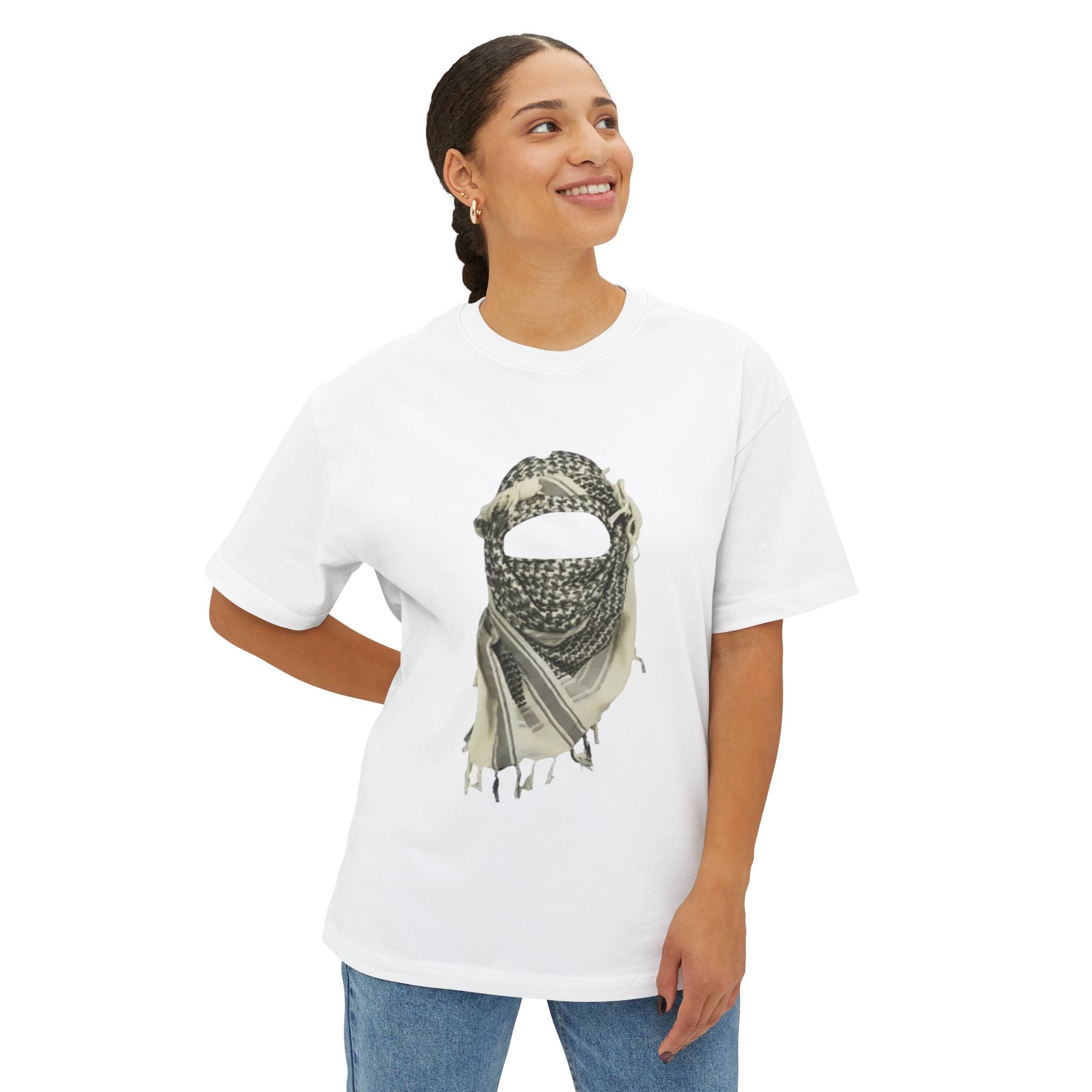 "KEFFIYEH IV" GRAPHIC TEE