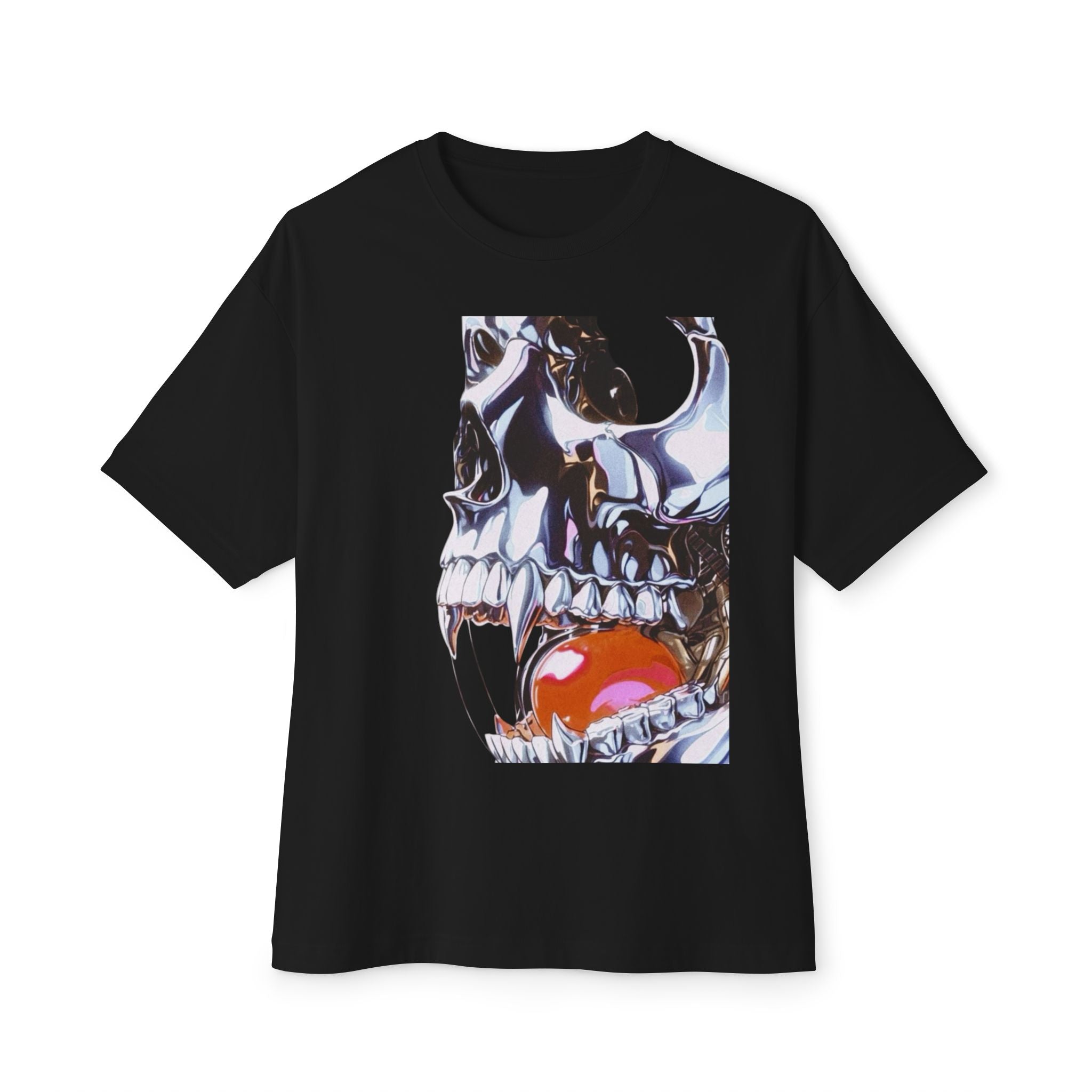 "SILVER SKULL" GRAPHIC TEE