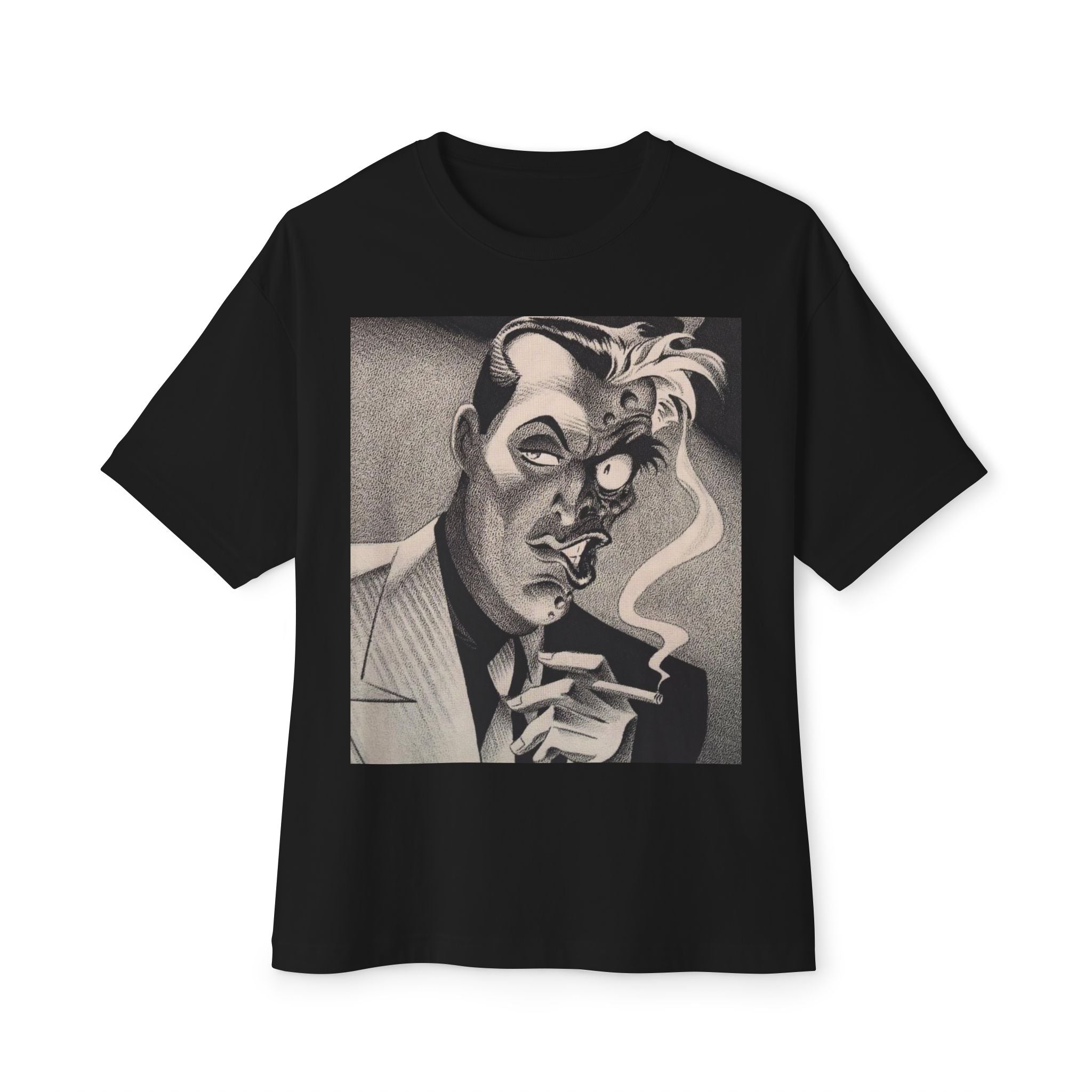 "TWO FACE" GRAPHIC TEE