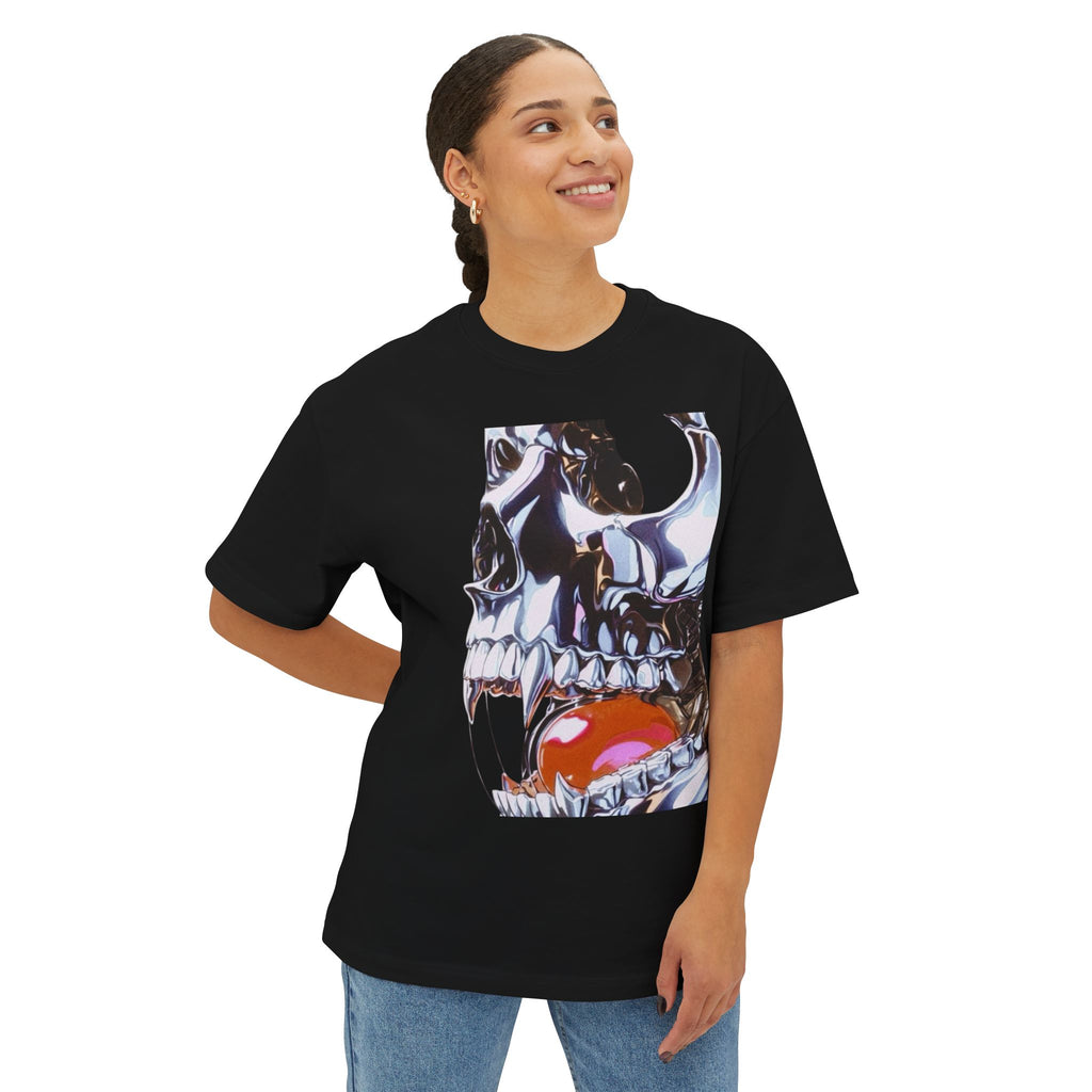 "SILVER SKULL" GRAPHIC TEE